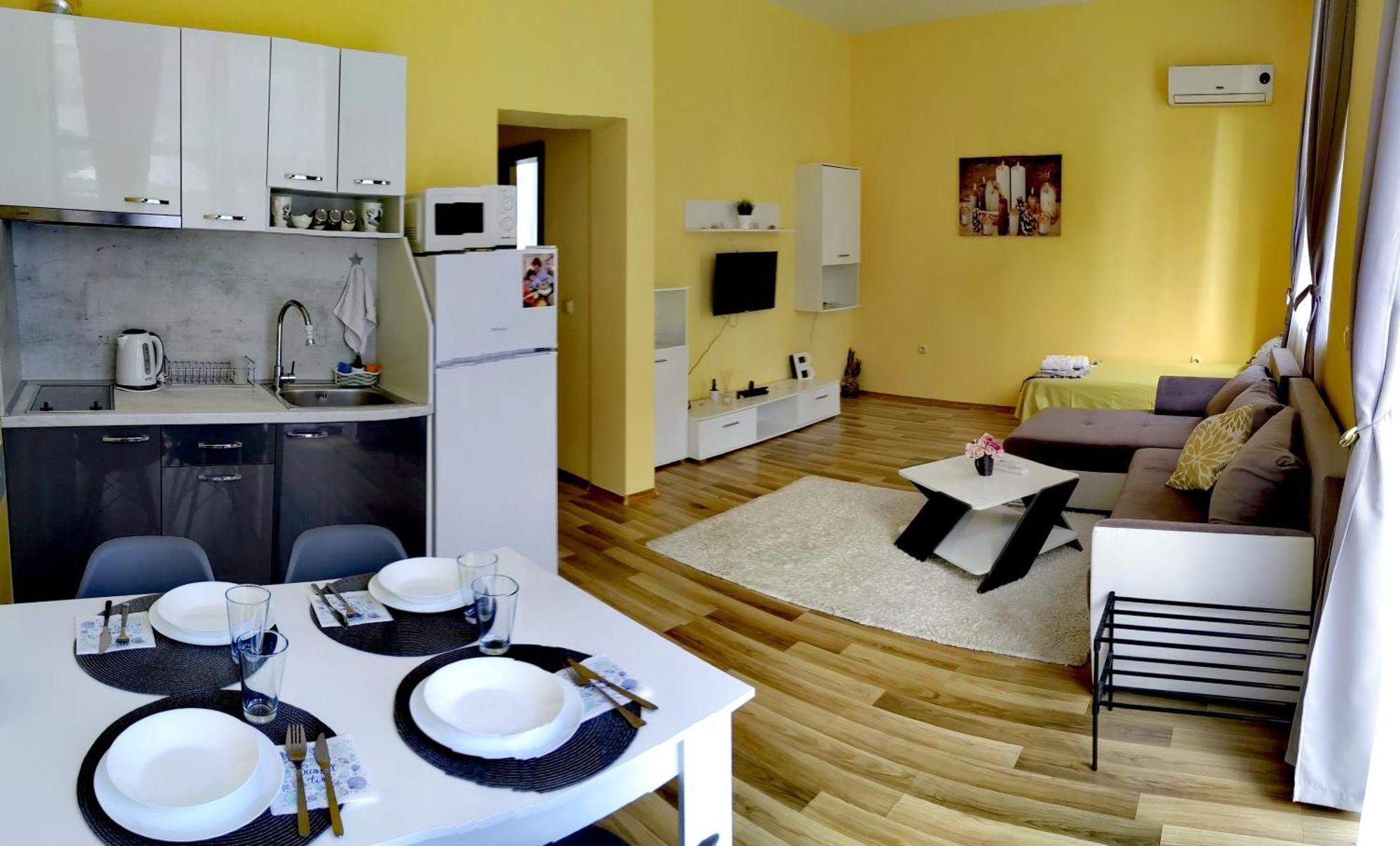 Pool Apartment Amadeus Lux Slăntjev Brjag Rum bild